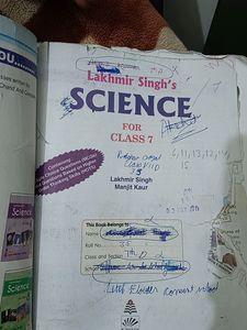 Science Class 7  S.Chand Lakhmir Singh MANJIT KAUR