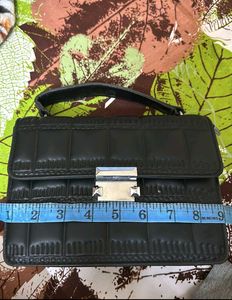 stellatose black hand bag