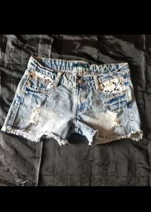 Beautiful Smoking Top And Short With Lace