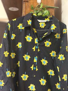 Black Print Kurti