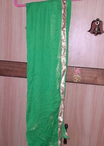 Golden And Green Kurta Set