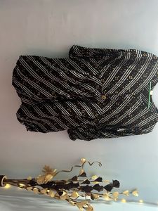 Bandhni black Printed Top