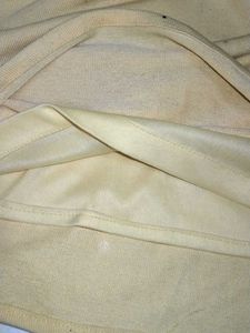 Yellow Frill Sleeves Tops For Girls