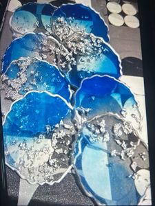 Resin Art Coasters (Set of 8)