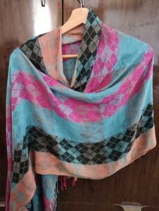 Colorful Diamond Pattern Scarf