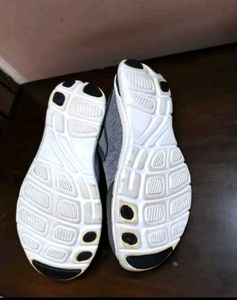 Power Women grey mesh walking sports slip-on shoes