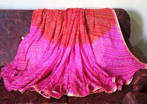 Georgette Jaipuri Saree