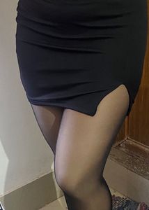 Mini Skirt with Slit