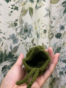 Crochet Flower Pouch 👝