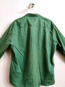 men&#39;s classiz formal green shirt