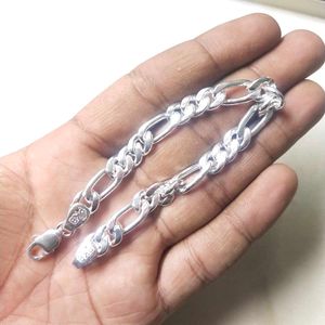 Pure Silver Figaro Chain ⛓️ Bracelet