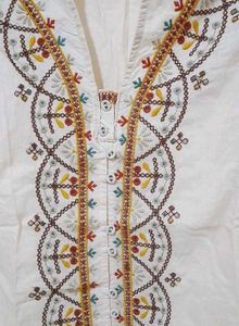 Embroidered Bohemian Top