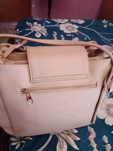 Cream Crossbody Bag