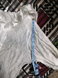 WHITE ADDI SHIRT (See-through)