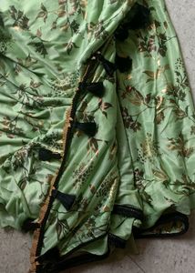 Foil Print Saree