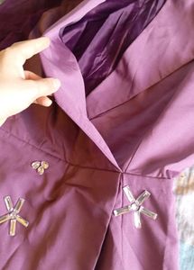 Vintage Purple Mini Jumpsuit