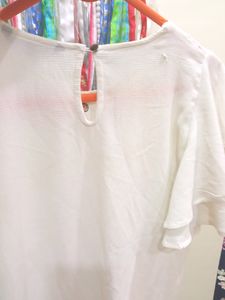 White Bell Flared Top