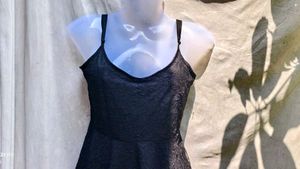 I. Black Lace Mini Dress