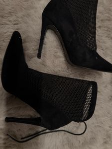 BOLD Mesh Glitter Heels