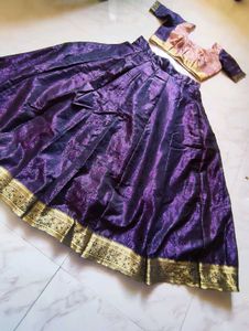 Purple Lehenga Choli Set