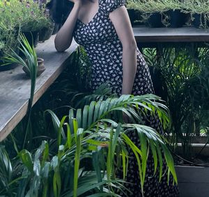 Floral Print Midi Dress