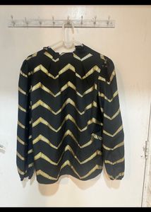 Top With Golden Work