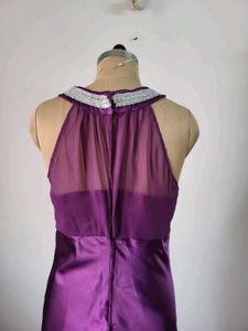 Elegant Purple Maxi Dress