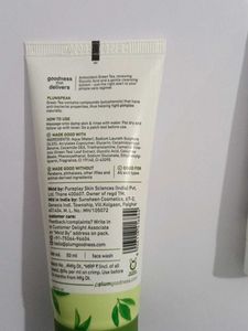 Plum Face Wash &amp; Moisturizer