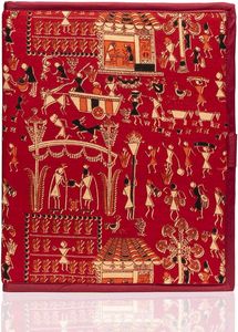 2 Printed Cloth File Folders