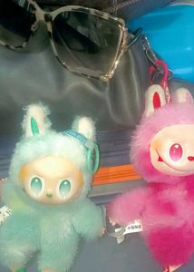 labubu toy green colour