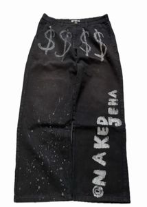 Korean Painted Denim Jeans