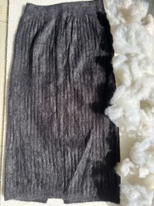 Fur black korean Skirt (Free shipping)