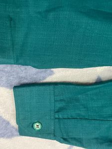 Beautiful aqua colour Cotton Kurta