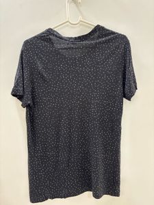 Black Polka Dot T-Shirt