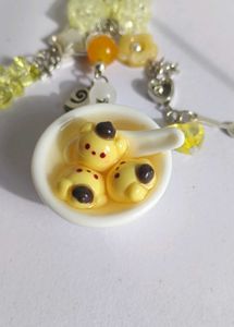 Pompompurin Charm Keychain