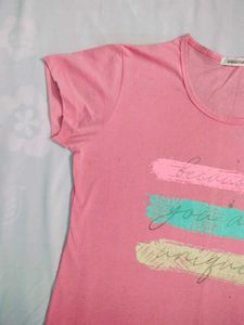 Pink Tshirt For Women