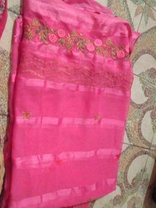 Light Pink Saree New