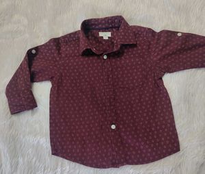 Cute Patterned Baby Shirt 9-12 M
