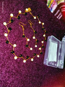 🎖️Dual Beaded(Black&amp;White)Choker Set