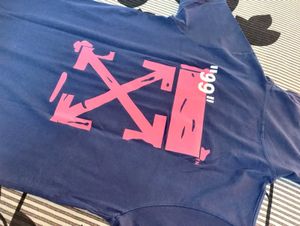 Navy Blue Trendy Backprint Tee
