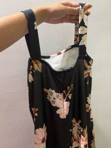 Floral Bodycon Midi Dress