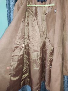 Cozy beige long Overcoat 🧥