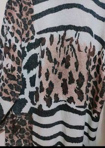 Multi Printed Winter Top For 42 Bust