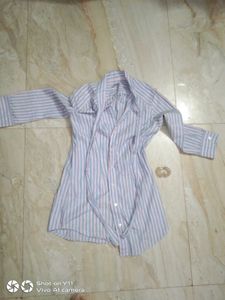 y2k fitted shirt with self tie belt get these earr