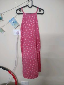 Pink Bandhani Print Kurta