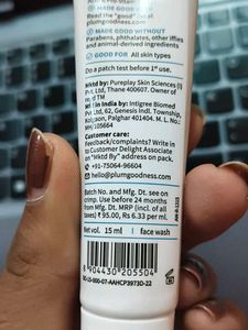 Plum Rice Water Face Wash