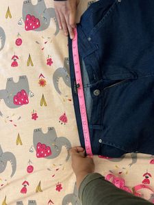 Dark Blue Wide Leg Pants