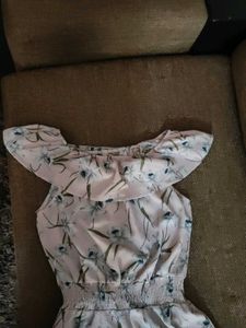 Off Shoulder Floral Jumpsuit