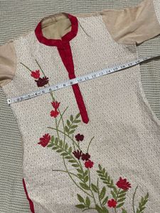 Embroidered Floral Kurta