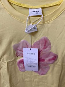 Butter Yellow Floral Top